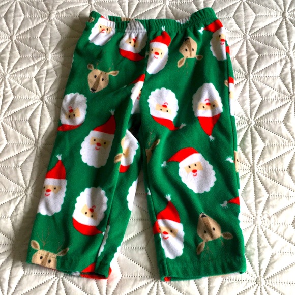 8/15 Fleece Santa and reindeer lounge pants - Picture 1 of 3